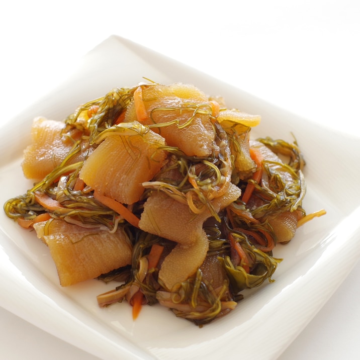 北海道名物松前漬・がごめ昆布のねばりがすごいよ!!